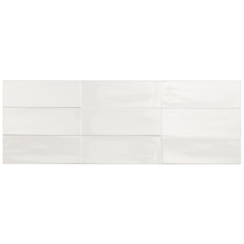 Плитка Porcelanosa Retro Studio White 31.6x90 P3470901 орнамент гладкая, глянцевая изностойкая