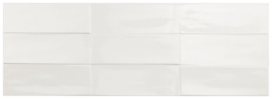 Плитка Porcelanosa Retro Studio White 31.6x90 P3470901 орнамент гладкая, глянцевая изностойкая