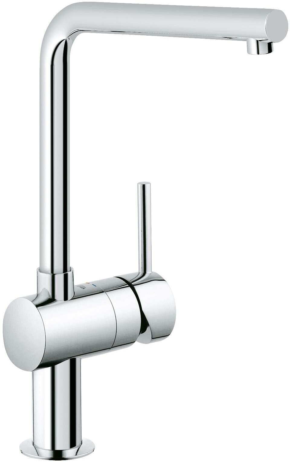 Смеситель для кухонной мойки GROHE Minta с поворотным L-изливом, хром (31375000)