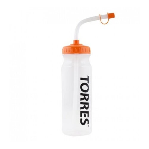 Бутылка для питья TORRES SS1029 белая с трубкой для питья 750 мл