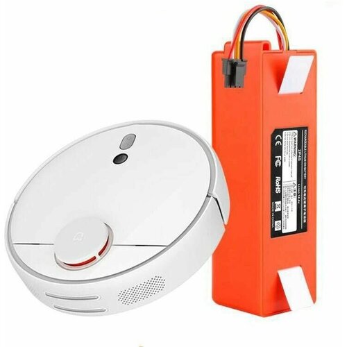 Аккумулятор для робота-пылесоса Roborock S5, S5 Max, S7, Sweep One, S50, S51 / Mi Robot Vacuum Cleaner ( BRR-2P4S-5200S ) 14,4В 5200mAh основная щетка для робот пылесоса roborock robot vacuum s7