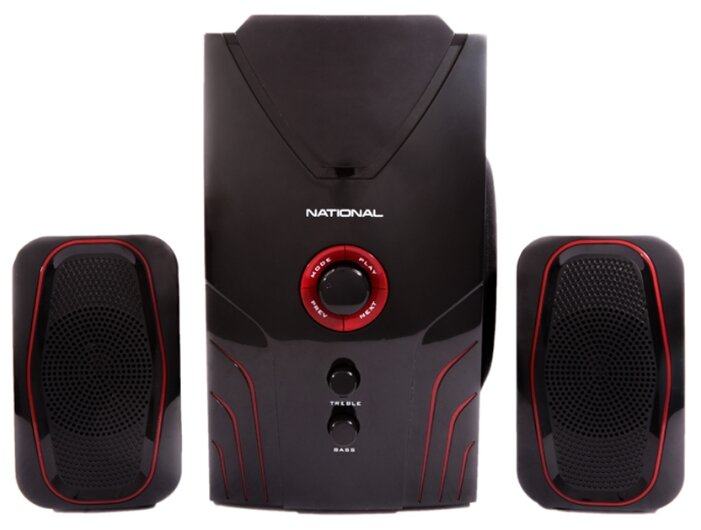Купить Комплект акустики NAS-1230 с Bluetooth, радио-тюнером, сабвуфером и USB, 400 Вт по низкой цене с доставкой из Яндекс.Маркета (бывший Беру)