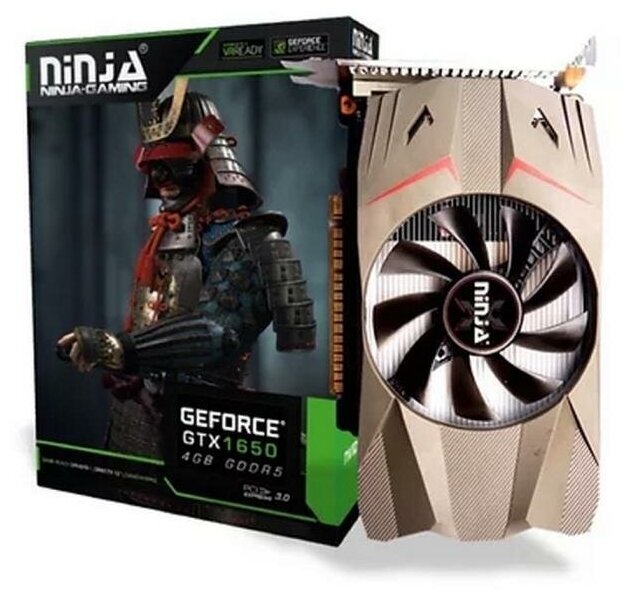 Видеокарта Sinotex NVIDIA GTX 1650 1485 4096 12000 128 RTL NK165DF46F