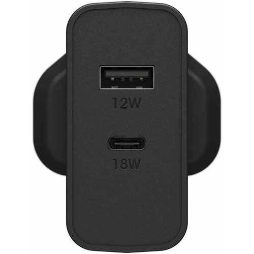 Сетевое зарядное устройство OtterBox мощностью 30 Вт (Мерцающий чёрный / Black Shimmer)