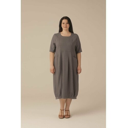 Сарафан Polus-club, размер 60, коричневый