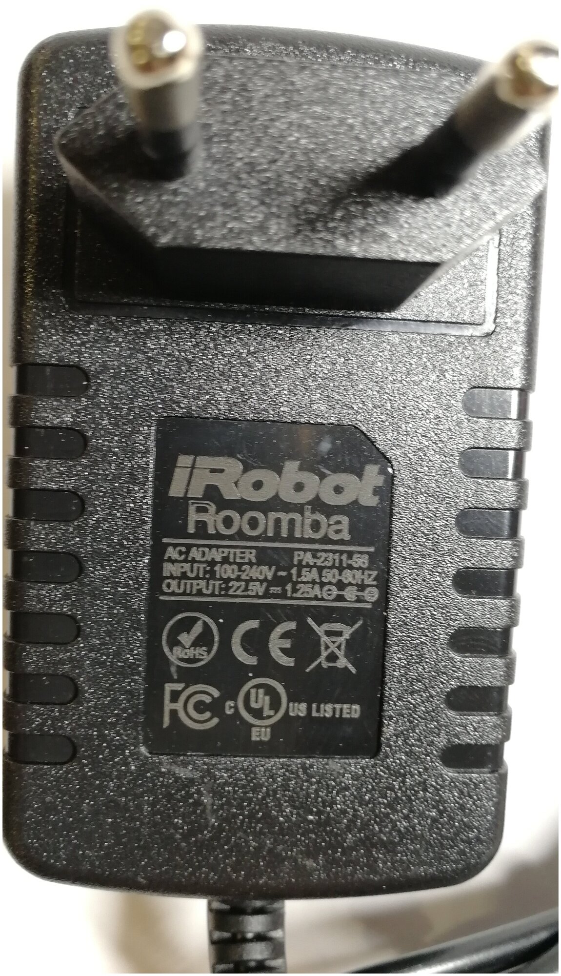 Блок питания адаптер к робот-пылесосу VC IROBOT ROOMBA 22.5v 1.25a - фотография № 2