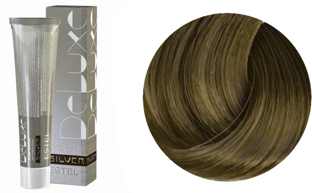 ESTEL De Luxe Silver крем-краска для седых волос, 8/0 светло-русый, 60 мл - фотография № 7