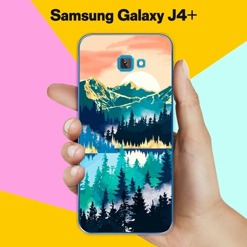 Силиконовый чехол на Samsung Galaxy J4+ Пейзаж 11 / для Самсунг Галакси Джей 4 Плюс 2018 силиконовый чехол на samsung galaxy j4 perfect для самсунг галакси джей 4 плюс 2018