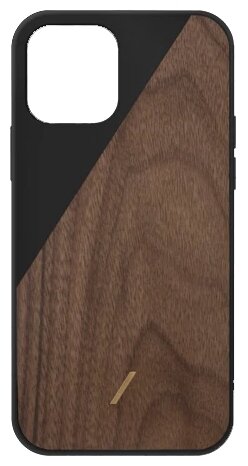 Чехол Native Union CLIC WOODEN для Apple iPhone 12 mini, черный