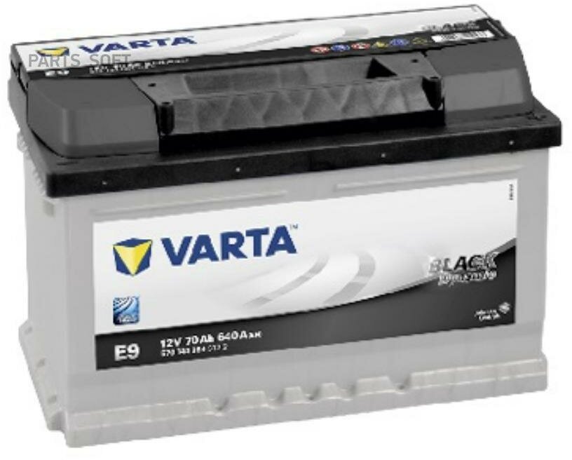 Аккумуляторная батарея Black Dynamic [12V 70Ah 640A B13] VARTA / арт. 570144064 - (1 шт)