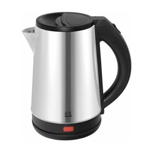Электрочайник Irit IR-1362 серебристыйчерный 170400₽