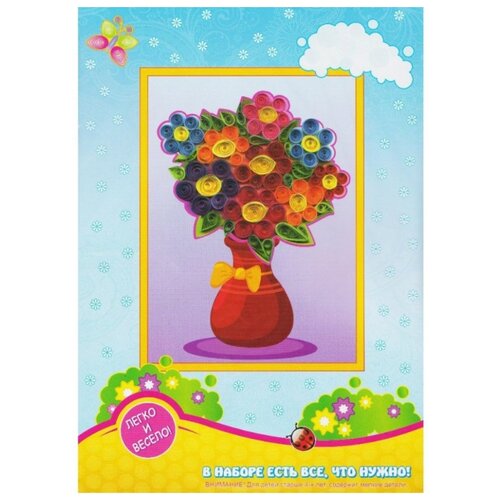 Набор для квиллинга Ваза с цветами 298₽