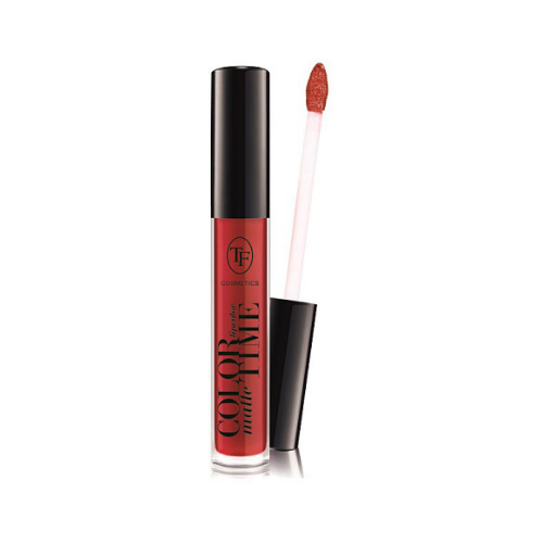 TF Cosmetics жидкая помада для губ Matte Color Time Lipcolor матовая, оттенок 201 Scarlet Red