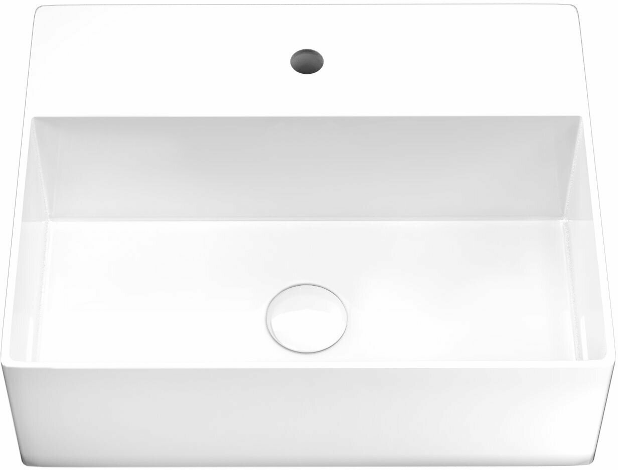 Накладная/подвесная раковина Helmken 34439000, ширина умывальника 39 см, белый цвет - фотография № 2