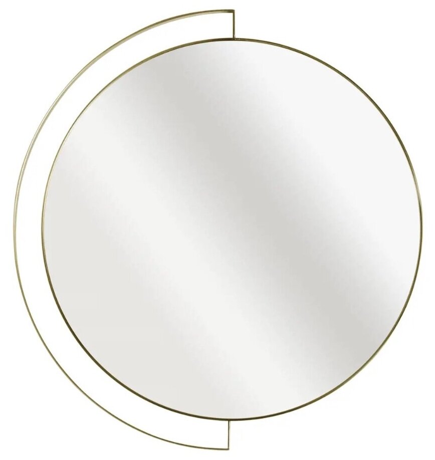 Зеркало декоративное Inspire Elipse 46 см цвет золотистый