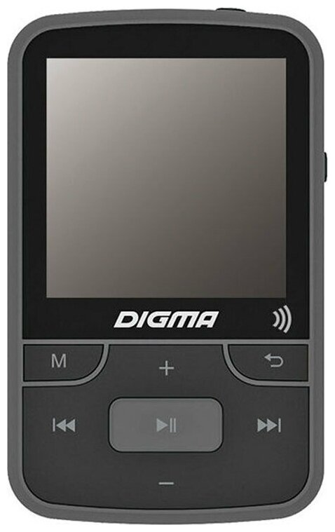 Плеер Hi-Fi Flash Digma Z4 BT 16Gb черный/1.5"/FM/microSDHC/clip