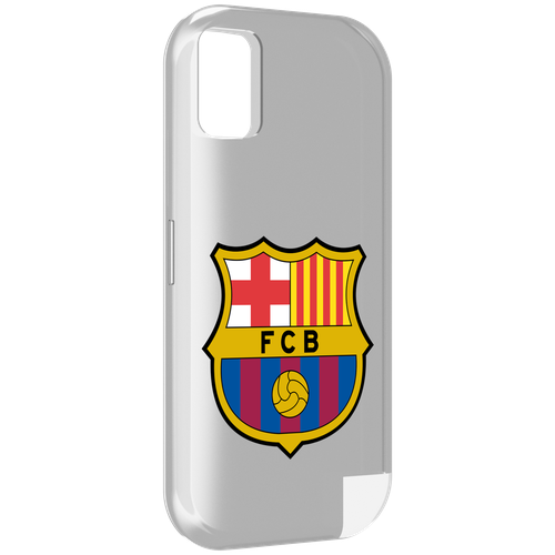 Чехол MyPads ФК FCB Барселона для UMIDIGI A11 задняя-панель-накладка-бампер