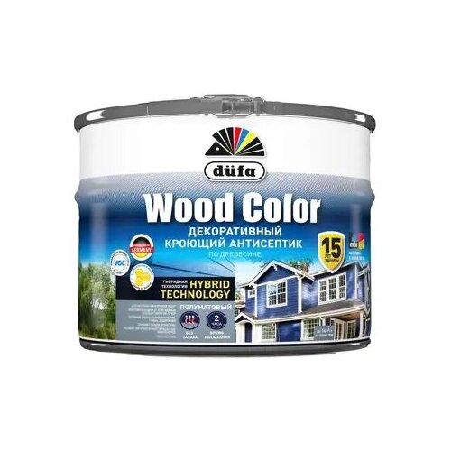 Кроющий антисептик Dufa Wood Color маренго 2.5 л