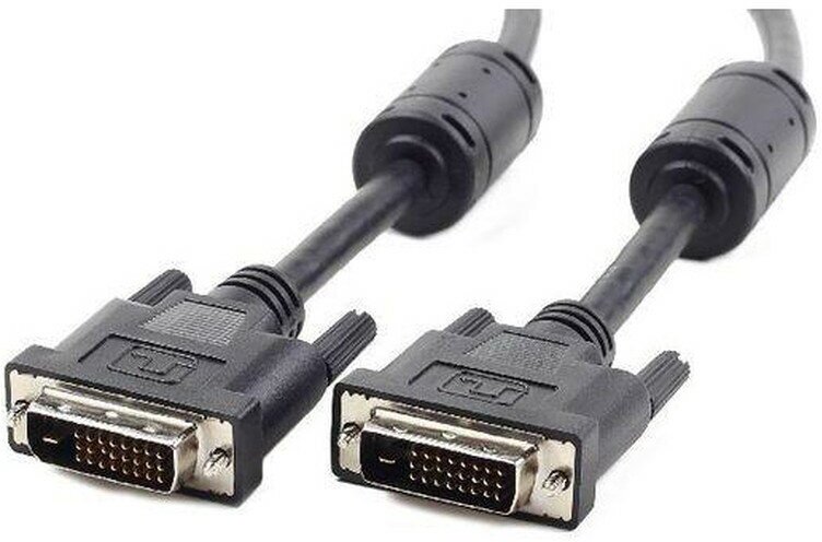 Аксессуар Gembird Cablexpert DVI-D Dual Link 25M/25M 1.8m Black CC-DVI2-BK-6