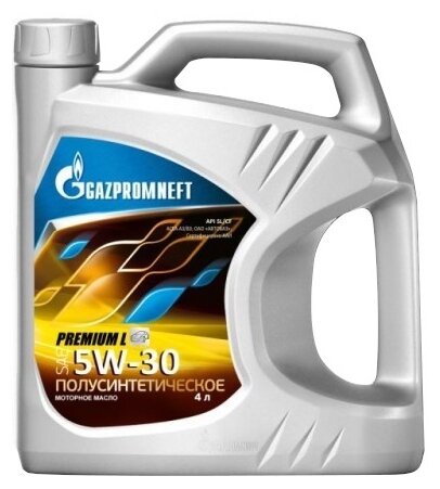 Полусинтетическое моторное масло Газпромнефть Premium L 5W-30
