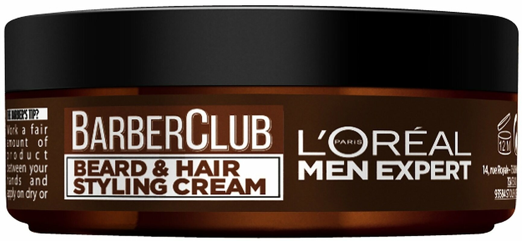 L'OREAL Крем-стайлинг для бороды и волос Men Expert Barber Club, 75 мл