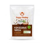 Кокосовые чипсы Happy Monkey с какао 40 г - изображение