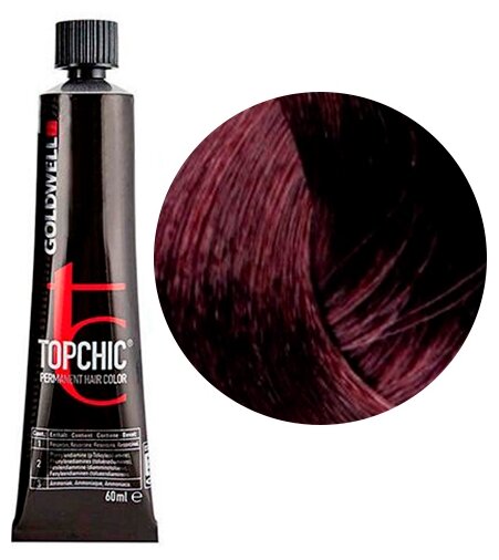 Выберите Goldwell Topchic стойкая крем-краска для волос, 6N@RV тёмный блонд...