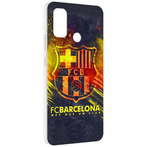 Чехол MyPads FC-Barcelona-Wallpaper-3 для UleFone Note 10P / Note 10 задняя-панель-накладка-бампер