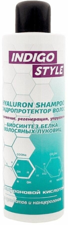 Indigo Шампунь-хондропротектор волос, биосинтез волосяных фолликулов, 1000 мл