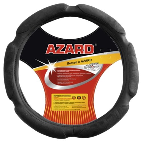 Оплетка AZARD Sponge 6 М 38см Спонж черный OPLA0075