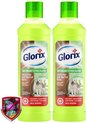 Glorix Средство для мытья пола Цветущая яблоня и ландыш 2 шт. по 1 л