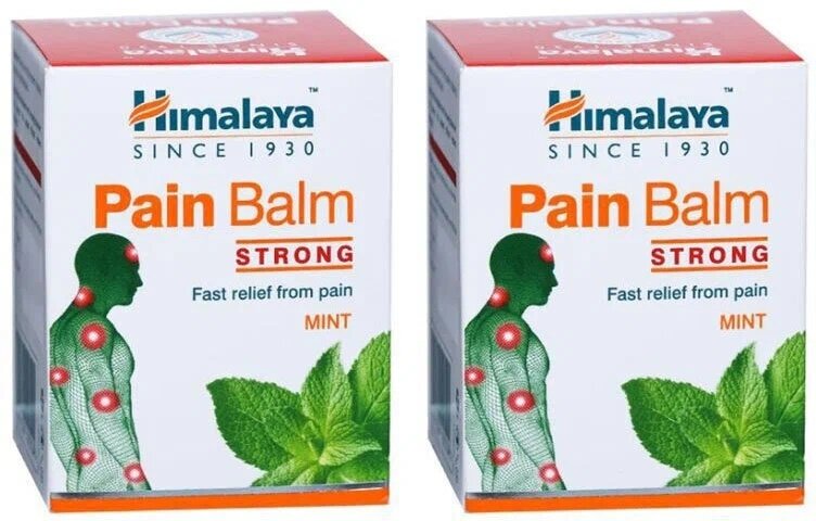 Бальзам Himalaya Herbals Pain balm strong, 10 г, 20 мл, 2 уп.
