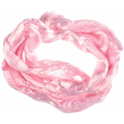 Волокно для валяния вискоза троицкая светлая бегония (0180), 50г, 2шт