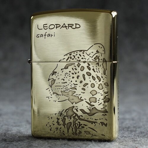 Зажигалка ZIPPO 204B с леопардовым рисунком, ограниченная серия 1000