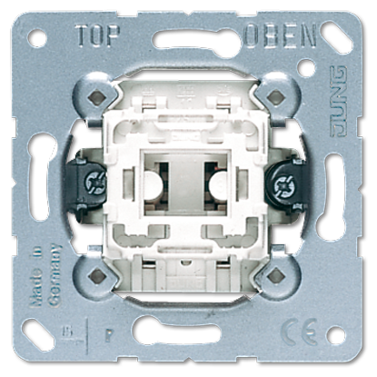 Jung Мех Выключатель 1-Клавишный 2-Х Полюсной, Jung, Арт.502U