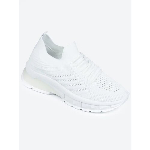 Кроссовки Dina Grata, полнота 6, воздухопроницаемые, перфорированные, размер 40, белый