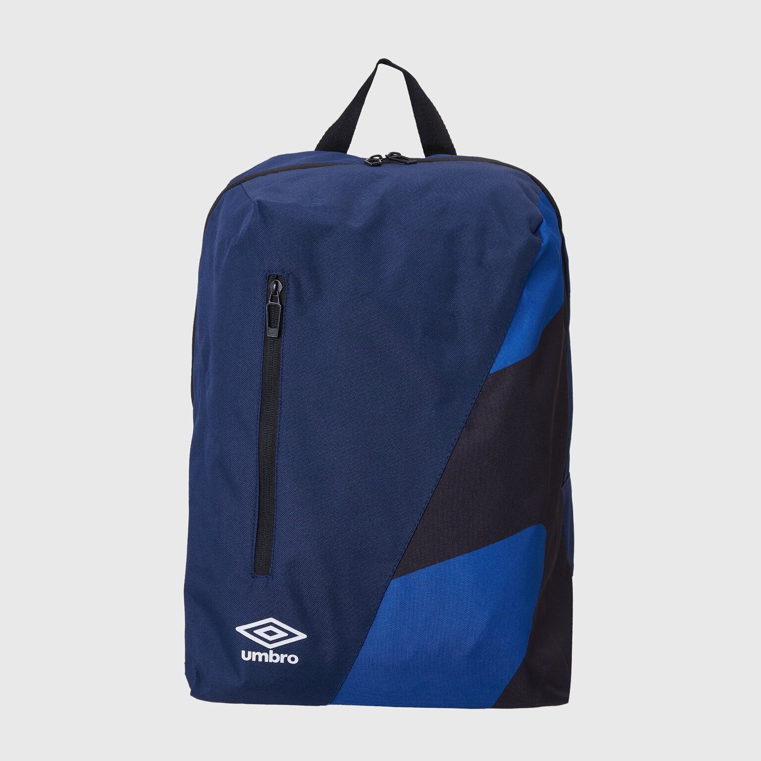 Спортивный рюкзак Umbro Team Training Backpack с одним отделением / Большой рюкзак Umbro для тренировки передним карманом на молнии / сине-черный, 23л, 43 х 31 х 17 см