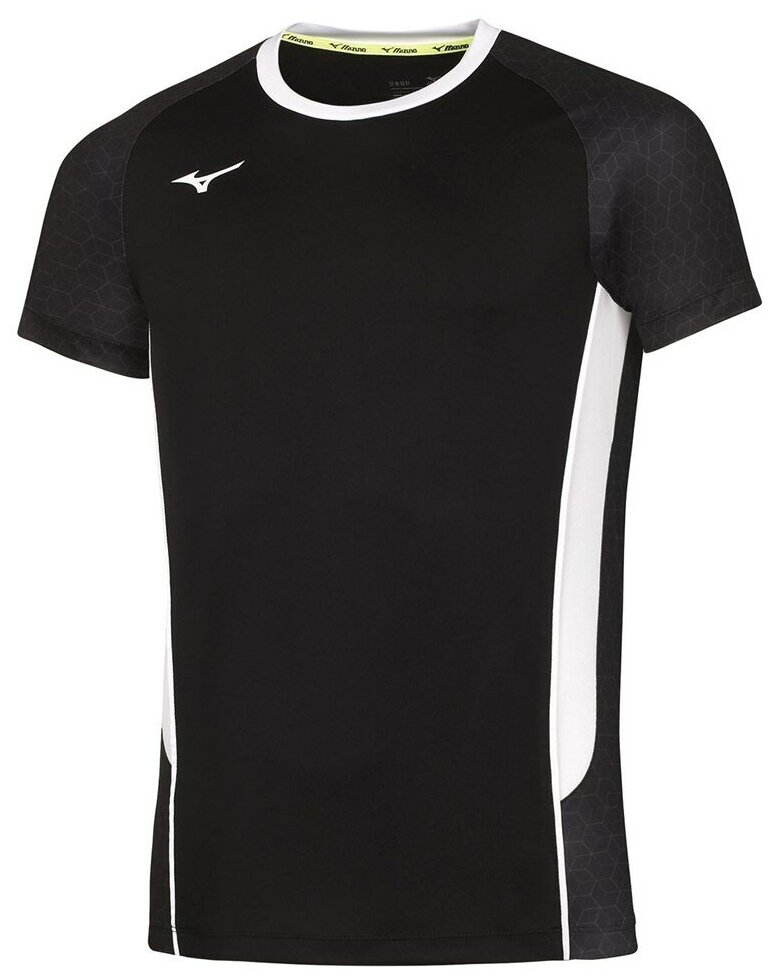 Футболка волейбольная Mizuno PREMIUM HIGH-KYU TEE Черный\Белый