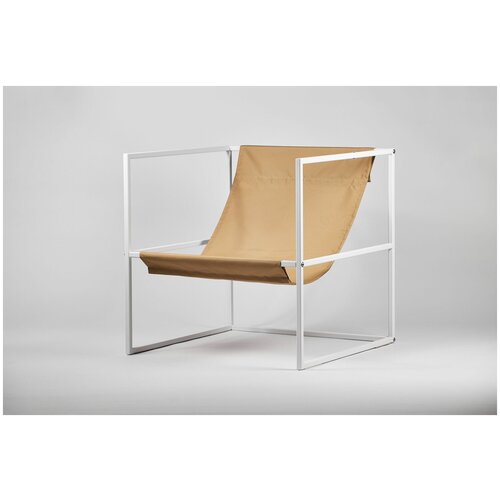 Уличное кресло Up! Flame TESS Outdoor Chair white / taupe textile уличное кресло up flame tess outdoor chair stainless olive beige textile