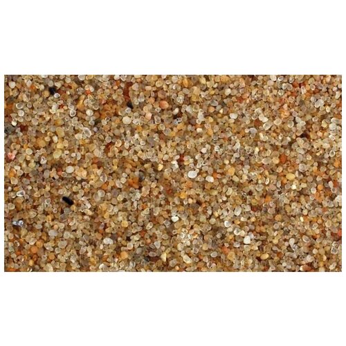 Грунт Янтарный песок UDeco River Amber, 0,8-2 мм, 2 л udeco river quartz 2 5 мм 6 л нат грунт для аквариумов кварцевая крошка