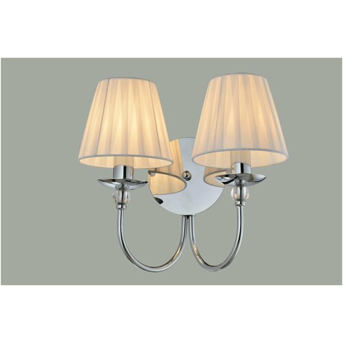 Бра NAPOLI PERLEN II, хром/белый