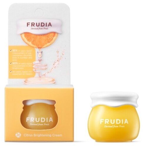 Крем-смузи для лица с цитрусом, придающий сияние Frudia Citrus Brightening Cream, мини-версия 10г