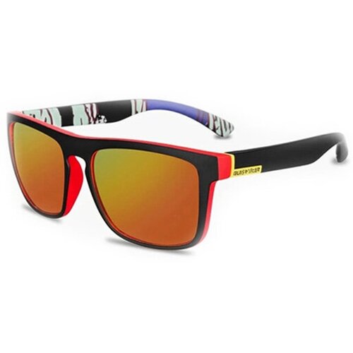 фото Солнцезащитные очки filinn, прямоугольные, спортивные, поляризационные, черный