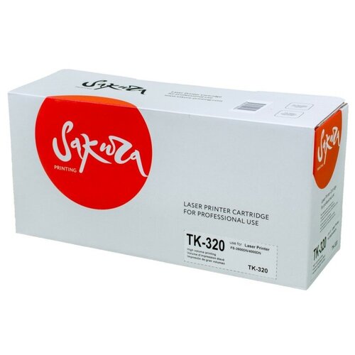 Картридж Sakura TK320 (1T02F90EUC) для Kyocera Mita, черный, 15000 к.