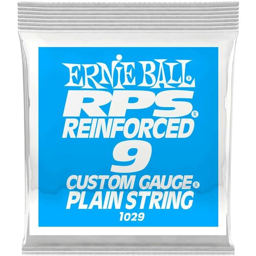 ERNIE BALL 1029 (.009) одна струна для электрогитары ernie ball 1013 plain steel 013 струна одиночная для акустической и электрогитары