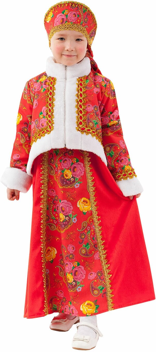 Костюм Масленица (1058 к-20), размер 134, цвет мультиколор, бренд Пуговка