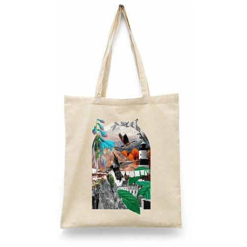 фото Сумка шоппер каждому своё, бежевый