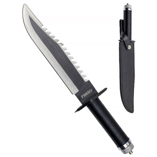 фото Нож для выживания pirat "рэмбо", ножны, длина клинка 12,9 см