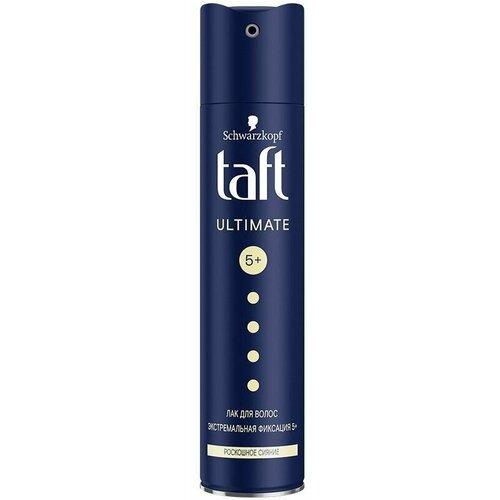 Taft Лак для волос Ultimate Экстремальная фиксация 5+ Роскошное сияние 250 мл