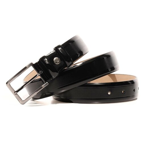 фото Ремень vitacci lg0032-120 мужской черный натуральная кожа